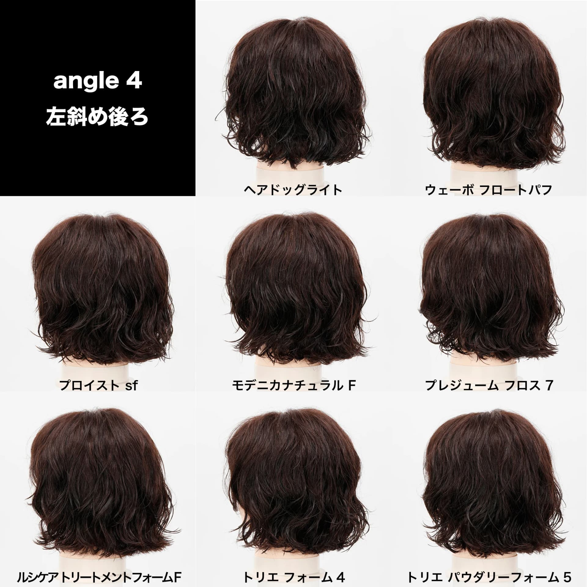 パーマヘア × スタイリング剤　商品別の効果検証～フォーム系編～-130