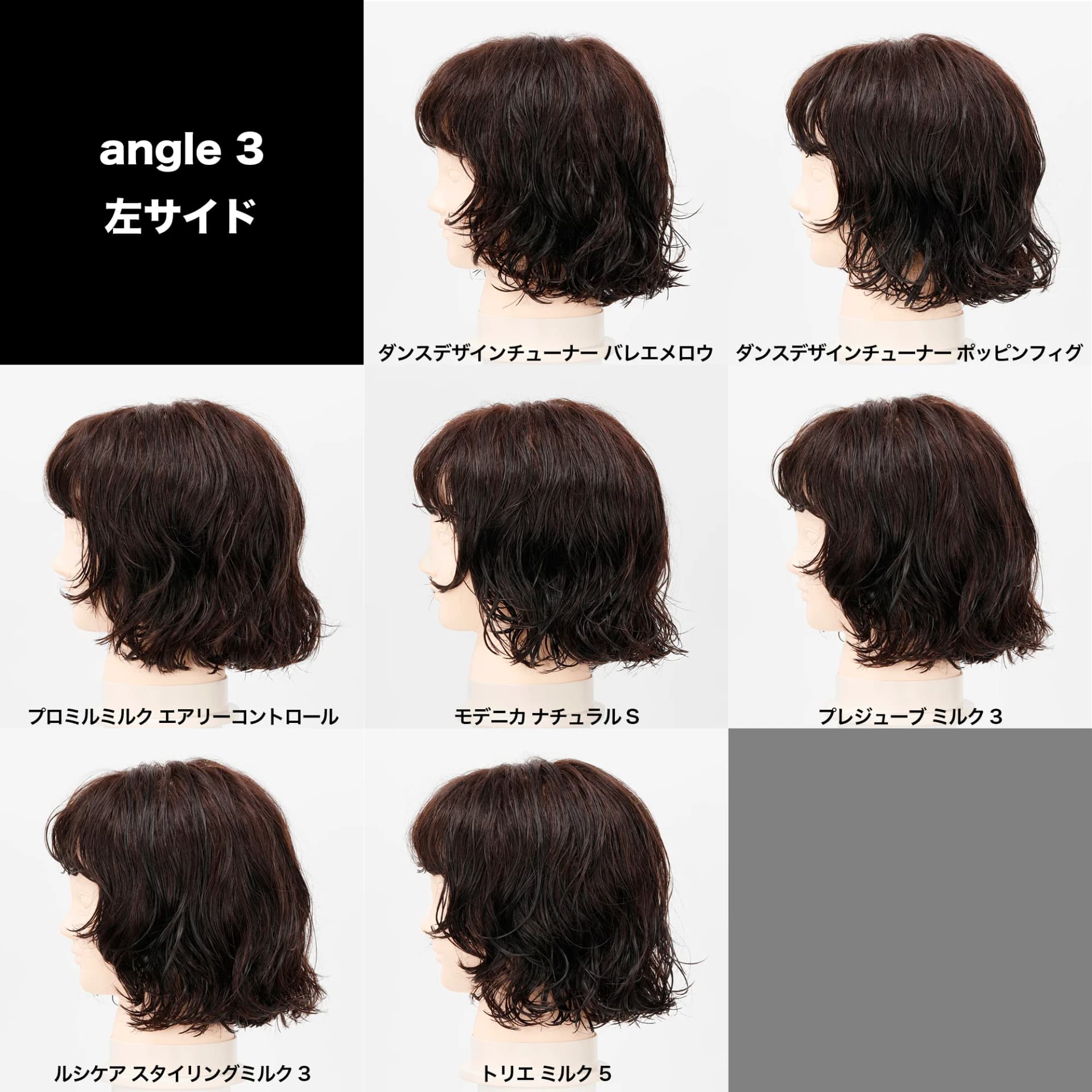 パーマヘア×スタイリング剤　商品別の効果検証 2～ミルク・クリーム系編～-116