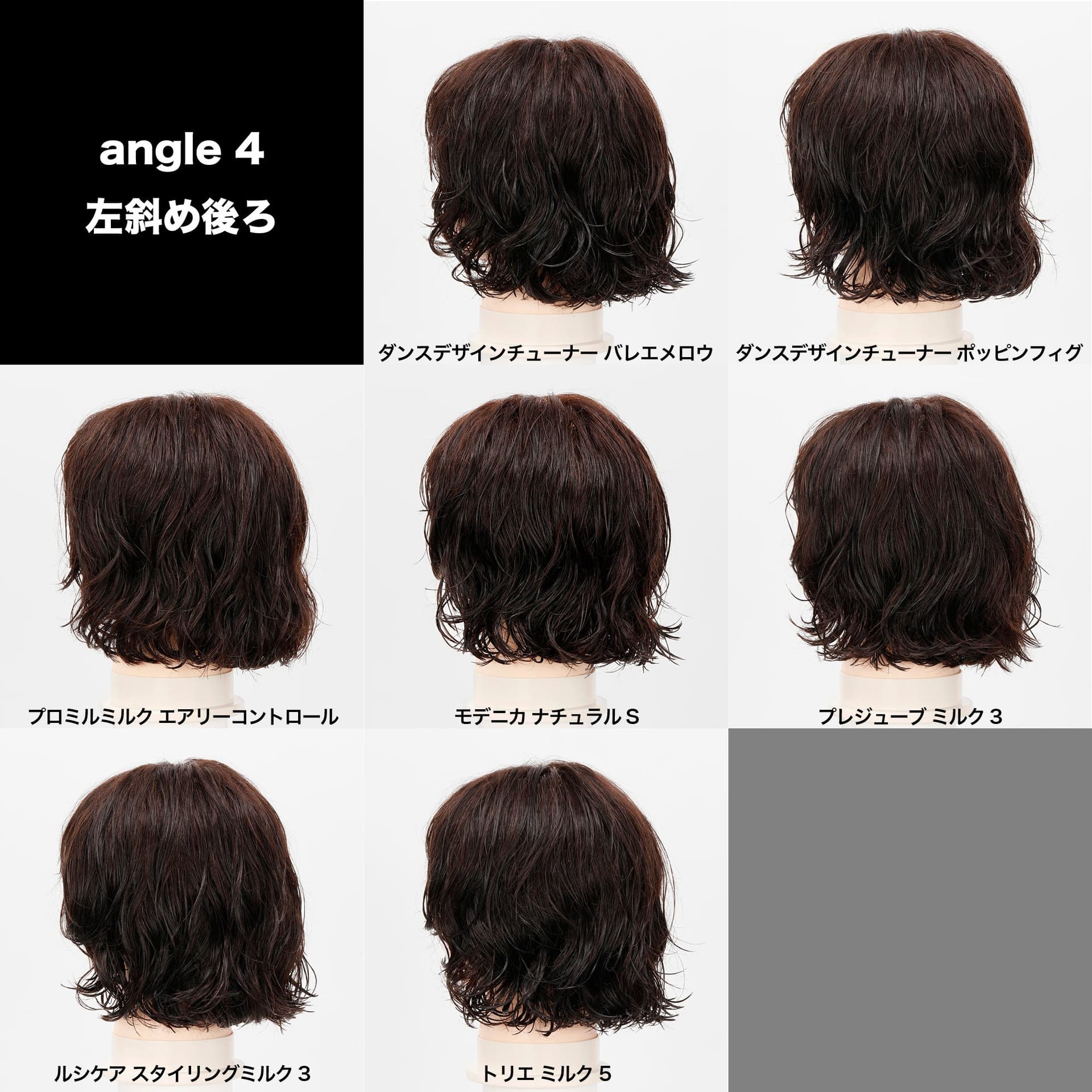 パーマヘア×スタイリング剤　商品別の効果検証 2～ミルク・クリーム系編～-117