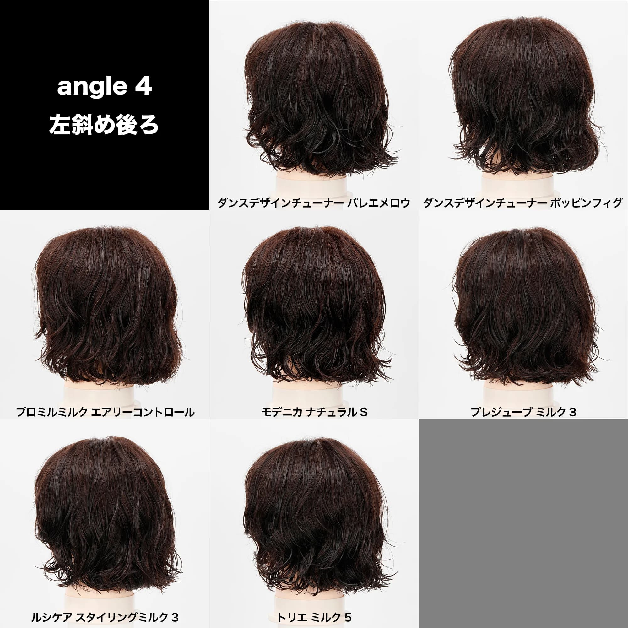 パーマヘア×スタイリング剤　商品別の効果検証 2～ミルク・クリーム系編～-117