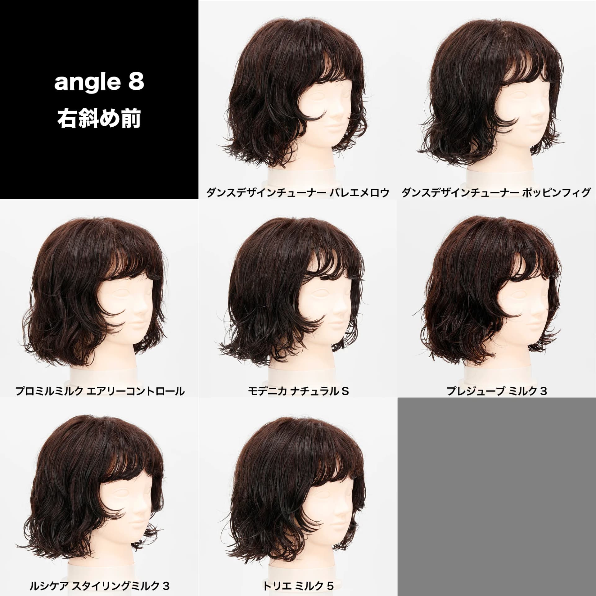 パーマヘア×スタイリング剤　商品別の効果検証 2～ミルク・クリーム系編～-121
