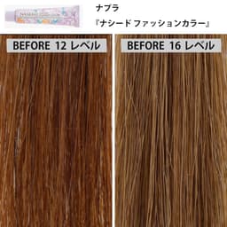 ファッションカラー剤「ナチュラルブラウン」の発色比較＜前編＞4