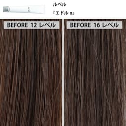 ファッションカラー剤「ナチュラルブラウン」の発色比較＜前編＞8