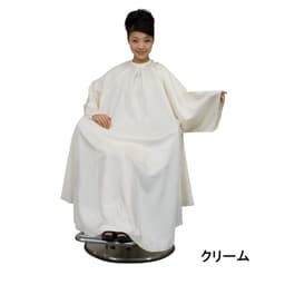 エクセル No.8001 ヘアーカッティングドレス クリーム（日本製） 1