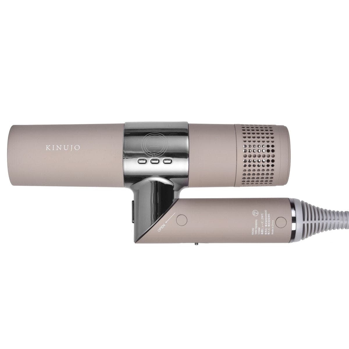 KINUJOヘアドライヤー（1250W）モカ KH302 3