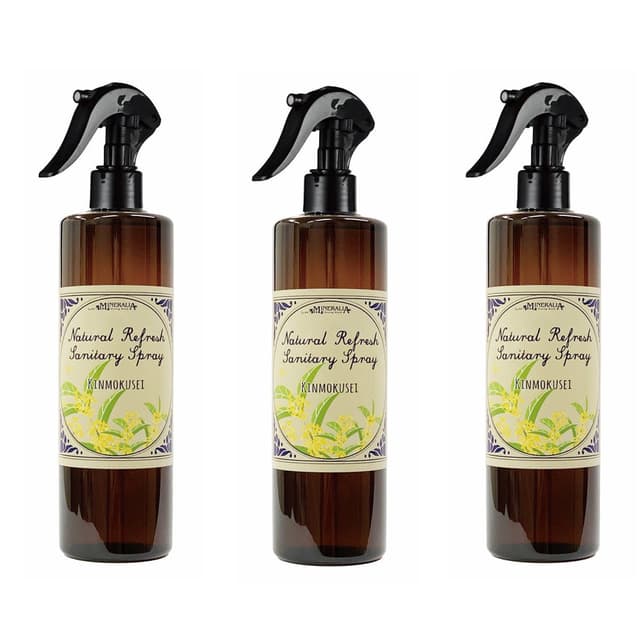 ミネラリア ナチュラルリフレッシュサニタリースプレー キンモクセイ 200ml×3 1