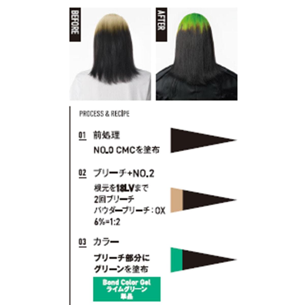 ファイバープレックス ボンドカラージェル ライムグリーン 250g 2