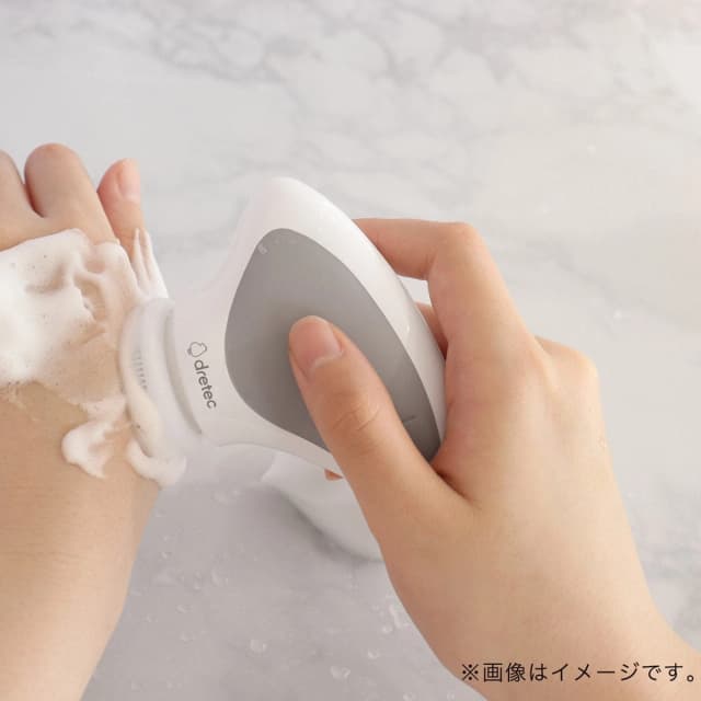電動シリコン フェイスブラシ グレー 5