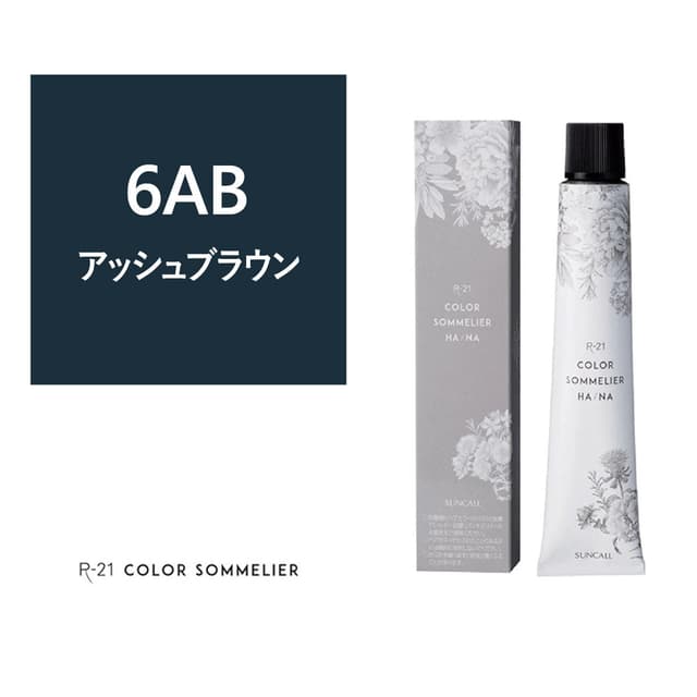 R-21 カラーソムリエ HA/NA 6AB 80g《グレイカラー》【医薬部外品】 1