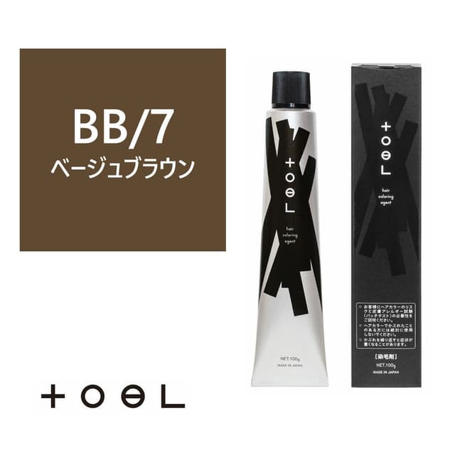 トエルカラー BB/7(ベージュブラウン 7)100g《グレイカラー》【医薬部外品】 1