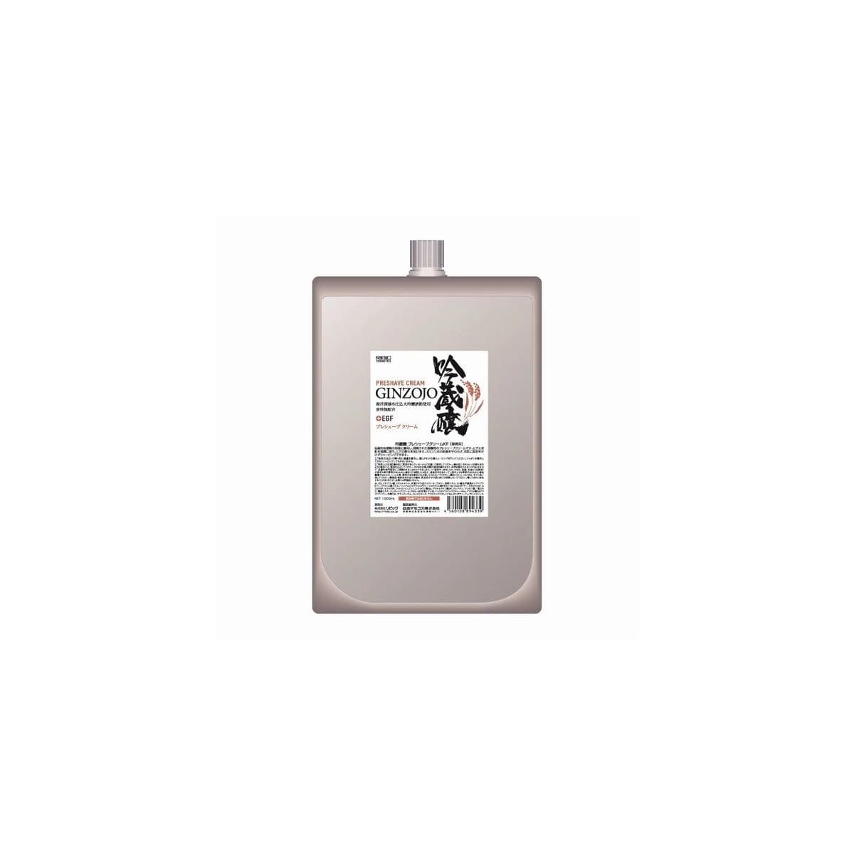 【リニューアル】吟蔵醸 プレシェーブクリームKF 1000ml《しっとりタイプ》 1
