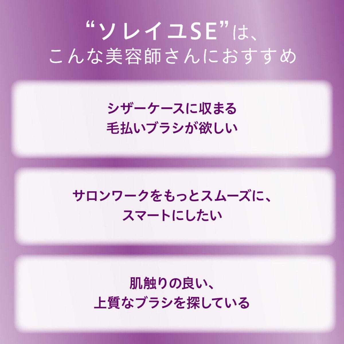 アイビルフェイスブラシ ソレイユSE 3