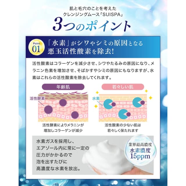 スイスパ クレンジングムース 150g 2