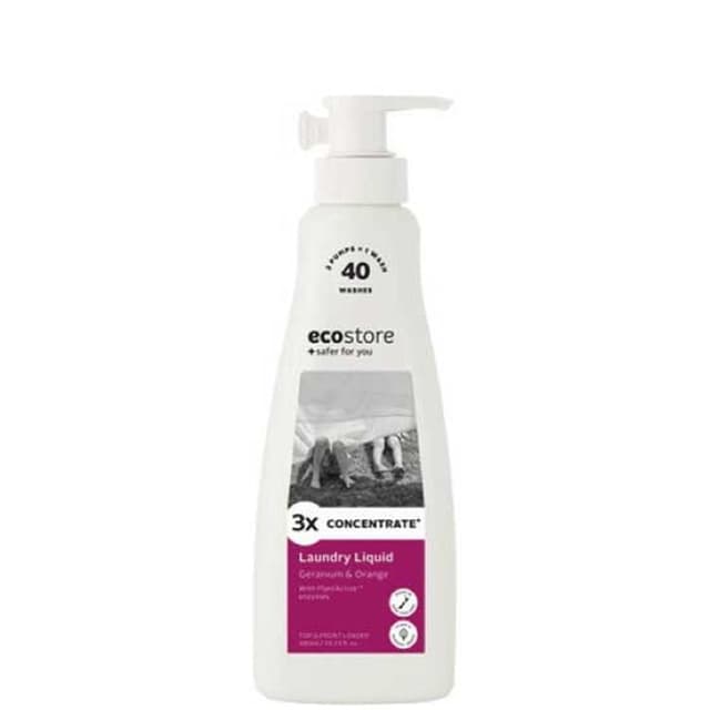 eco store(エコストア) ランドリーコンセントレート(濃縮タイプ) ゼラニウム＆オレンジ 480ml 1