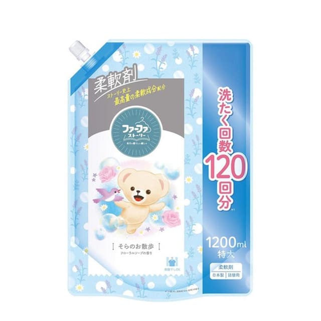 ファーファストーリー 柔軟剤 そらのお散歩（詰替用）1200ｍl 1
