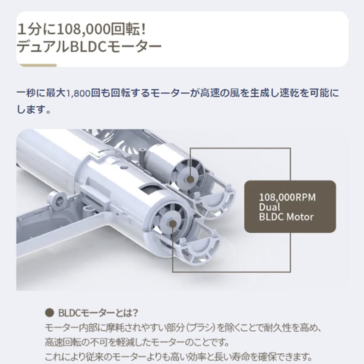 Blaster Pro ブラスタープロ マイナスイオンヘアドライヤー（1300W） 4