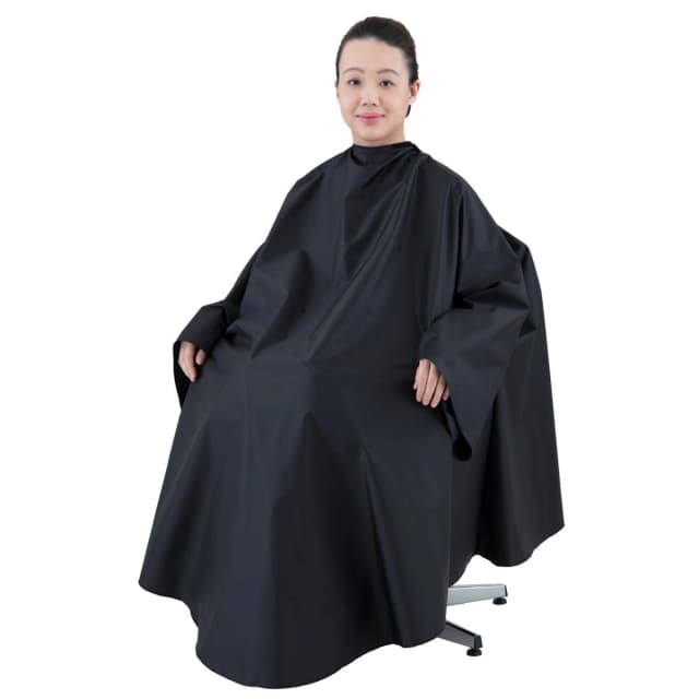 メイホー 袖付ヘアダイクロスNo.5008 ブラック（日本製） 2