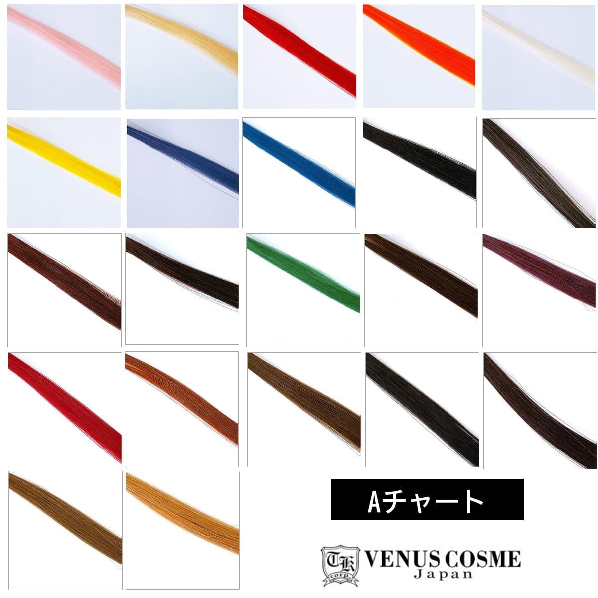 【VENUS COSME】ヘアカラーAチャート 全23色 3