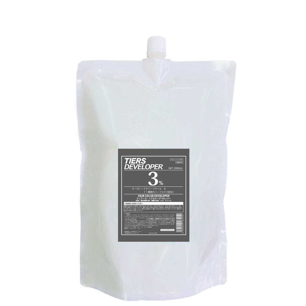 TIERS（ティアーズ）デベロッパー 3% 2000ml【医薬部外品】 1
