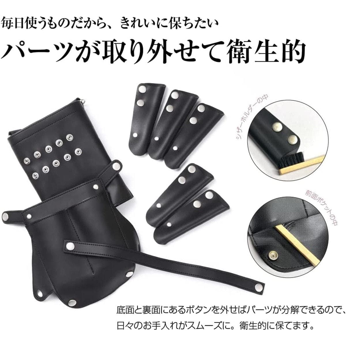 DEEDS ヴェネチア ブラック(シボ) シルバー金具 no.420 8