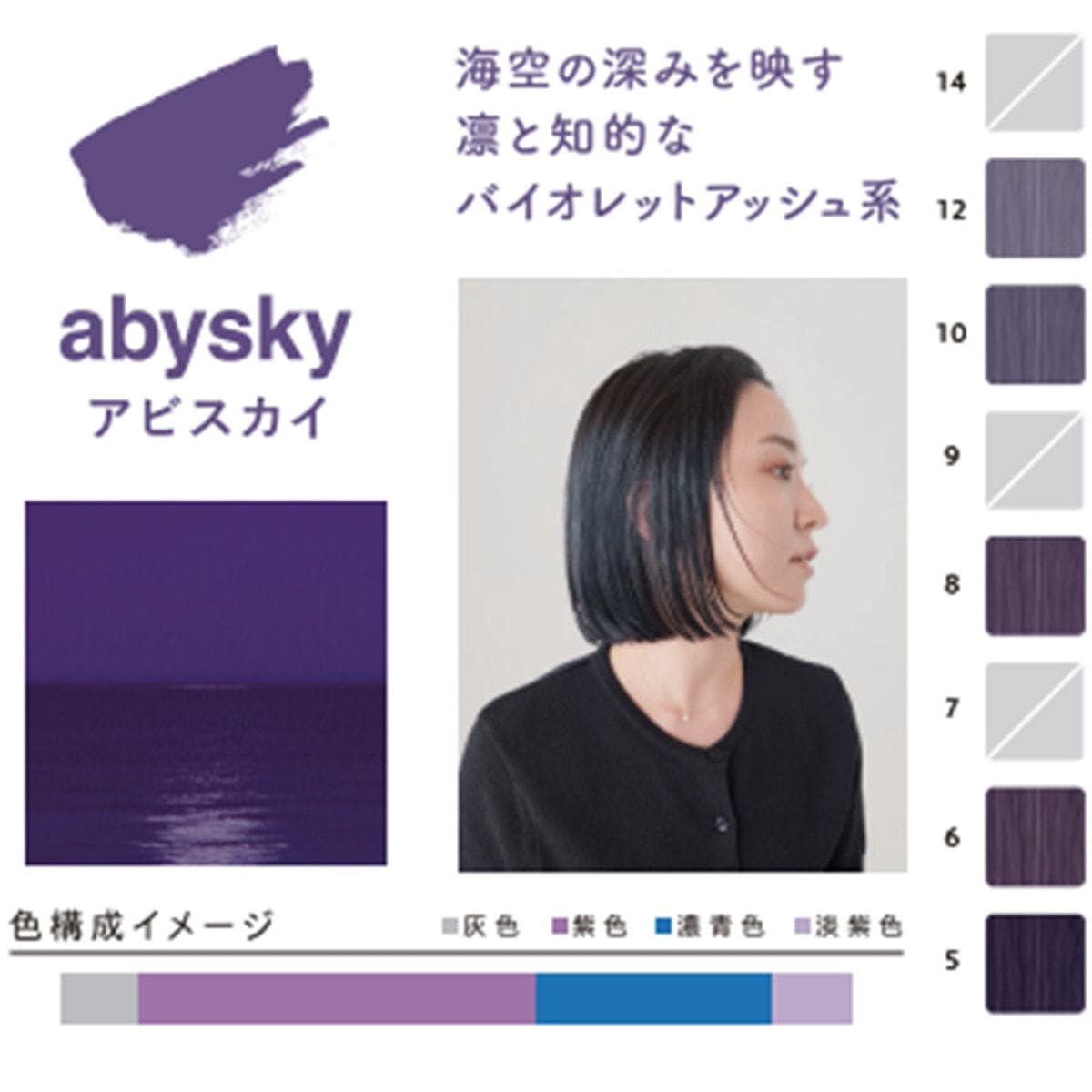 カラーストーリー アドミオ 12 アビスカイ 90g【医薬部外品】 2