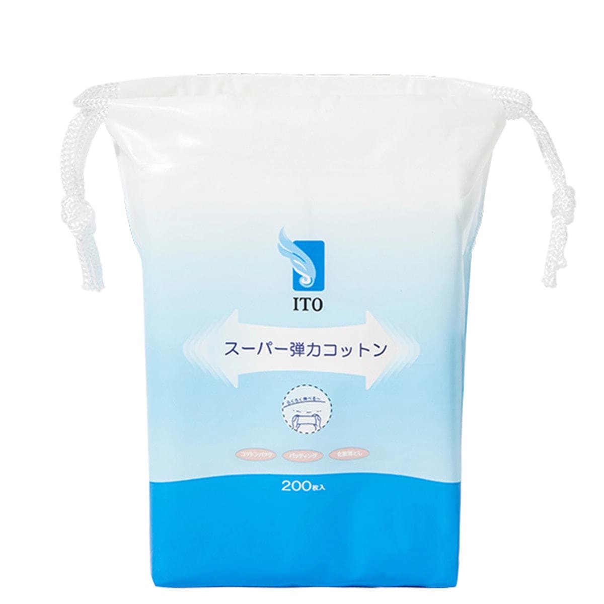 ITOスーパー弾力コットン 約125×110㎜（200枚） 1