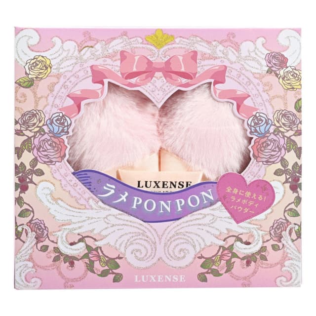 LUXENSE ラメポンポンボディパウダー ハート 2