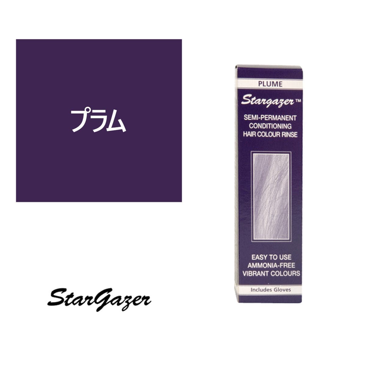 スターゲイザー ヘアカラーリンス 70ml＜プラム＞ 1