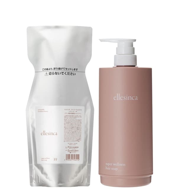 エルシンカ スーパーウェルネス ヘアソープ FF 600ml 容器付 1