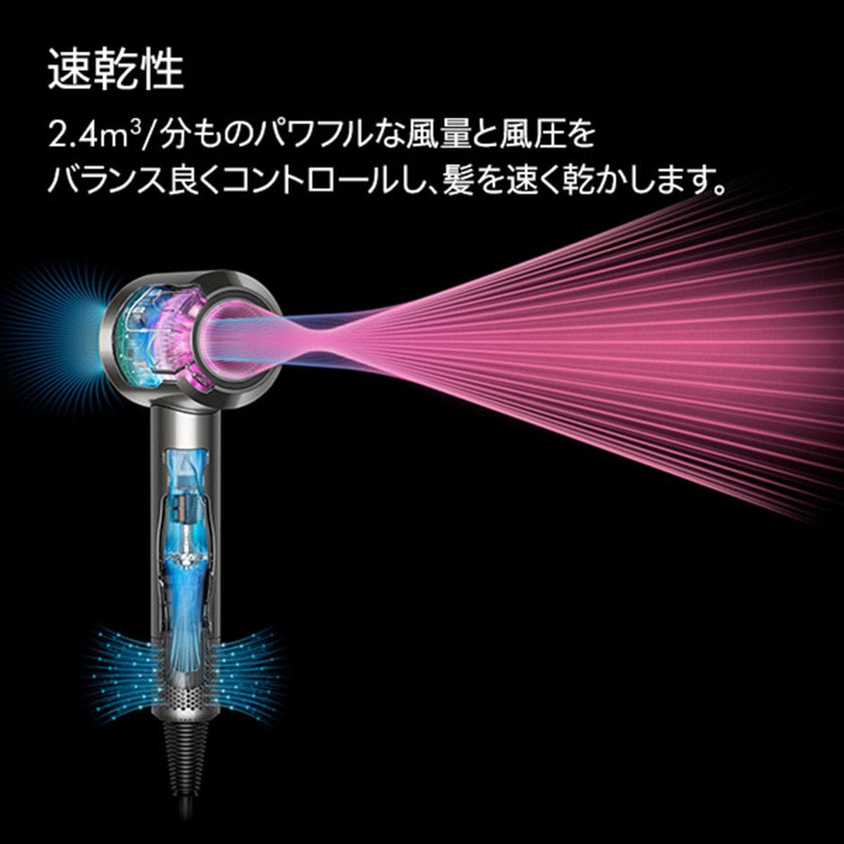 ダイソン スーパーソニックヘアドライヤー ニッケル/コッパー（1200W）HD08 Origin JP BNk/BCo 3