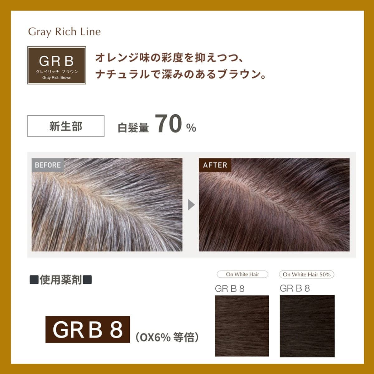プロステップ GR B8 80g《グレイカラー》【医薬部外品】 3