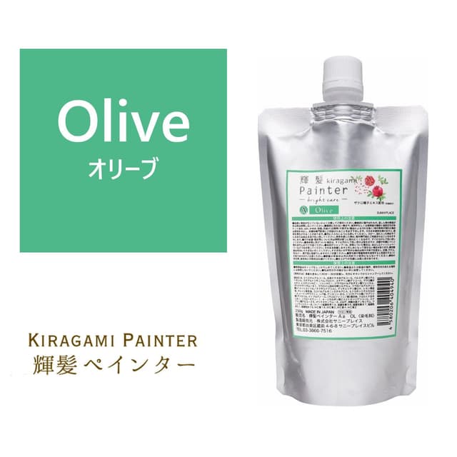 輝髪 ザクロペインター ブライトケア オリーブ A 250g 1