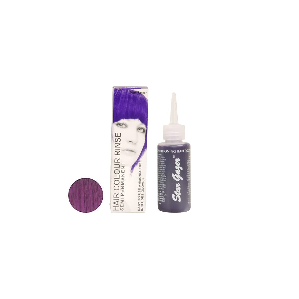 スターゲイザー ヘアカラーリンス 70ml<バイオレット> 2