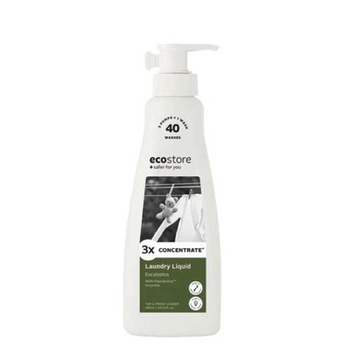 eco store(エコストア) ランドリーコンセントレート(濃縮タイプ) ユーカリ 480ml 1