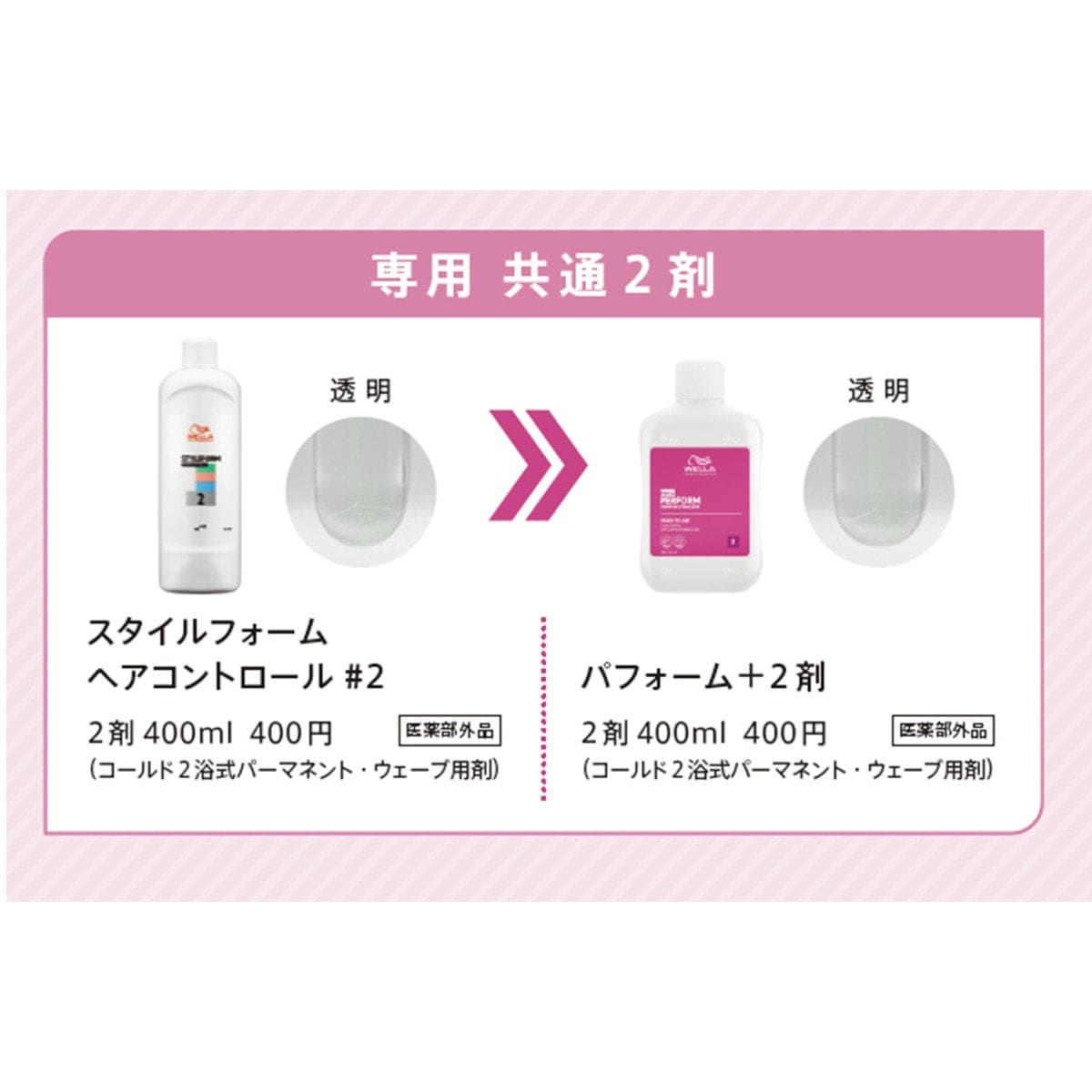 パフォーム+ 2剤 400ml (ブロム酸)【医薬部外品】 2