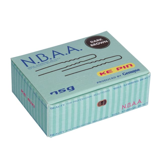 N.B.A.A. 毛ピン ダークブラウン 75g（NB-P08） 1