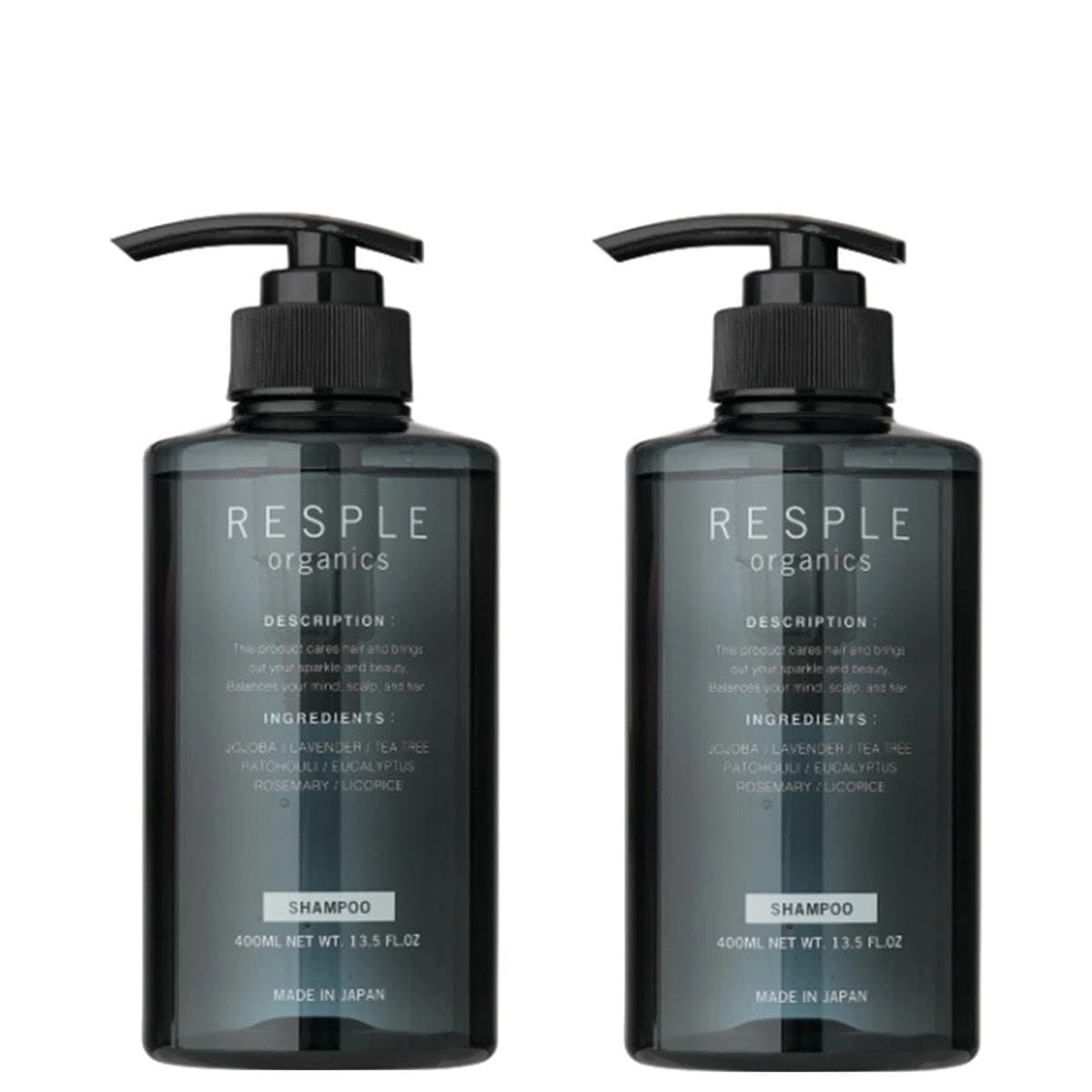 レスプル オーガニクス リラクシングシャンプー 400ml×2本 1