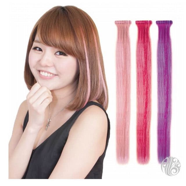 シールエクステ マーメイドカラー(2枚入り/45cm) No.4 HM08(スカイブルー) 1