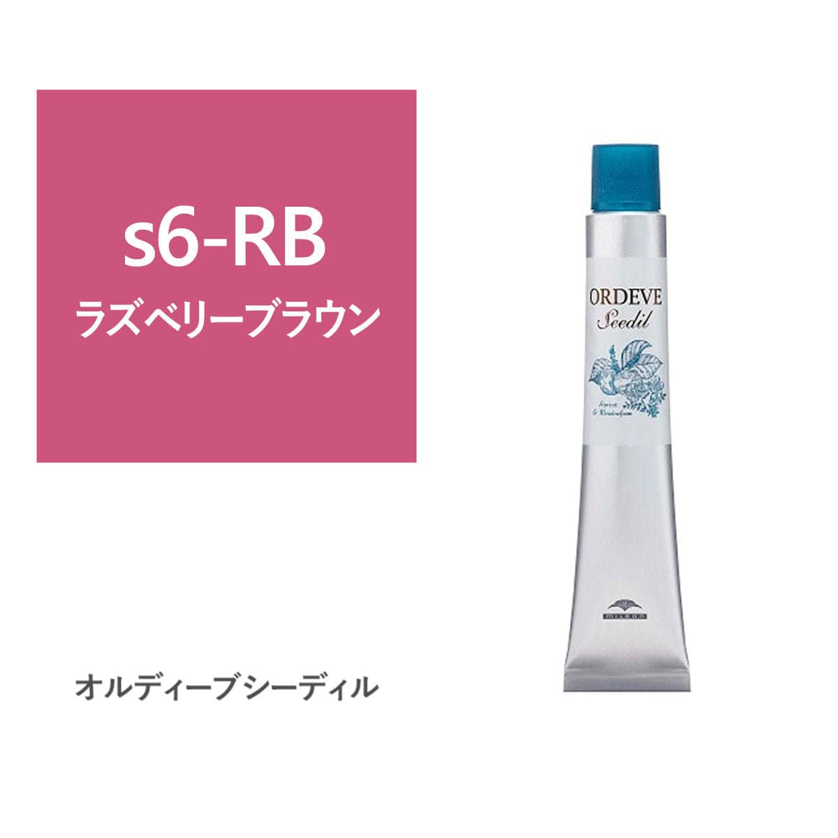 オルディーブ シーディル s6-RB(ラズベリーブラウン)80g【医薬部外品】 1