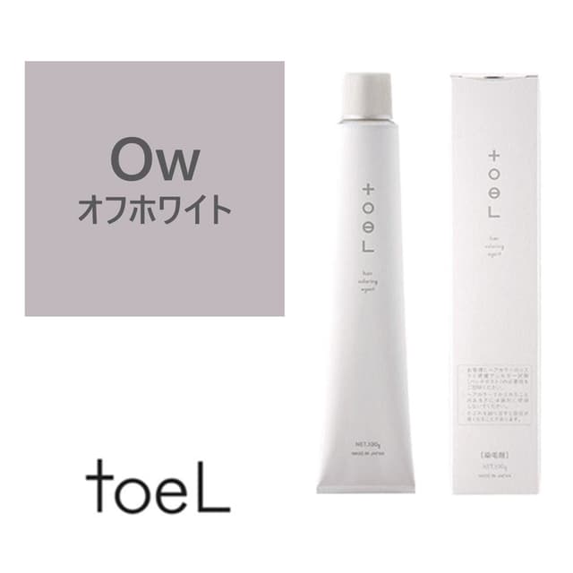 トエルカラー Ow(オフホワイト)100g《ファッションカラー》【医薬部外品】 1
