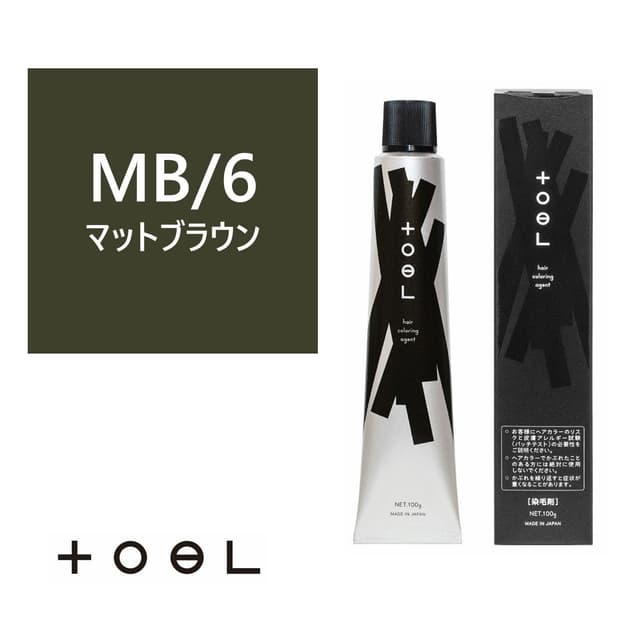 トエルカラー MB/6(マットブラウン 6)100g《グレイカラー》【医薬部外品】 1