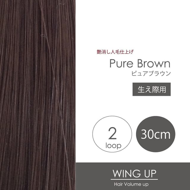 【WING UP】ヘアボリュームアップ生え際用[ピュアBRN]2本500束1000本 1