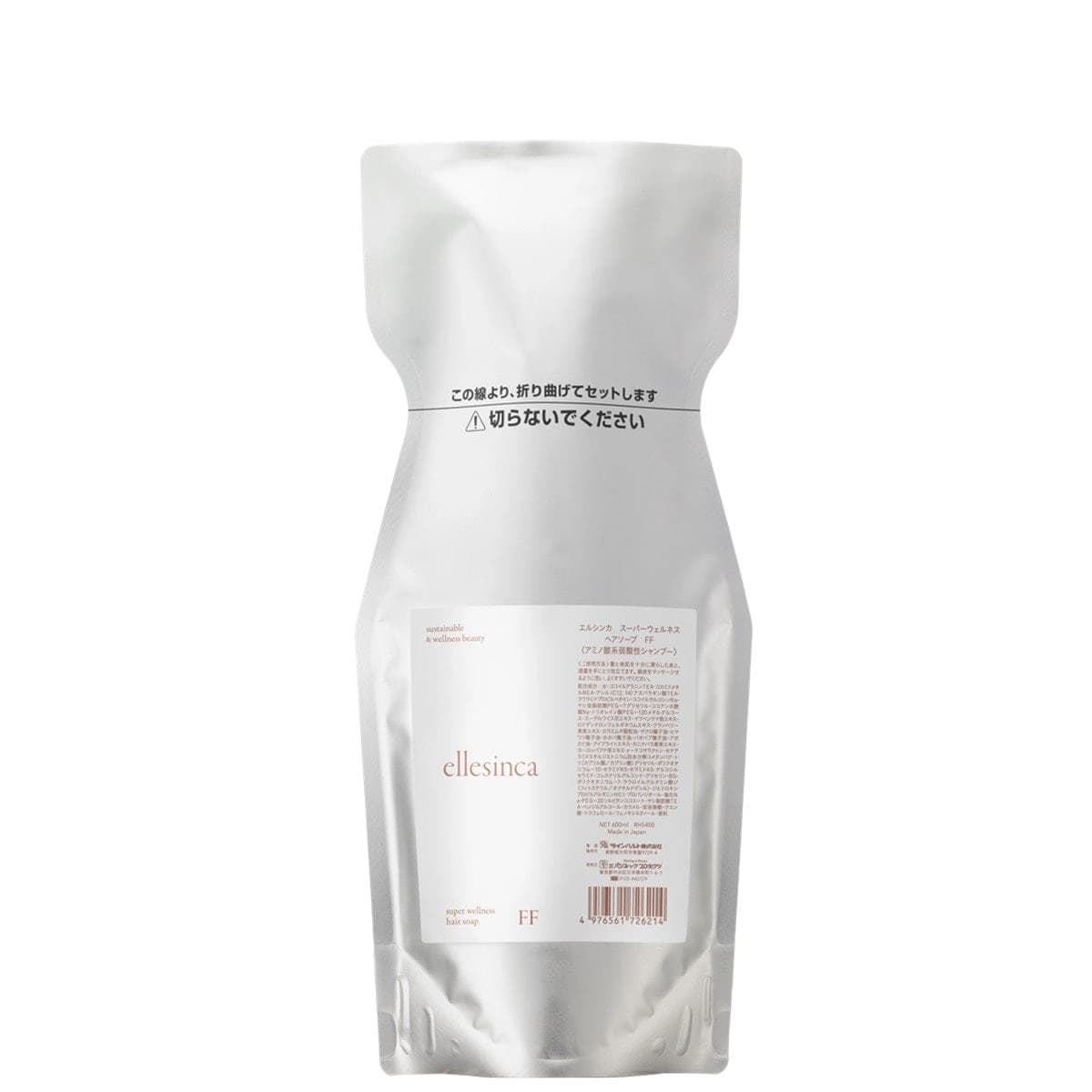 エルシンカ スーパーウェルネス ヘアソープ FF 600ml 1