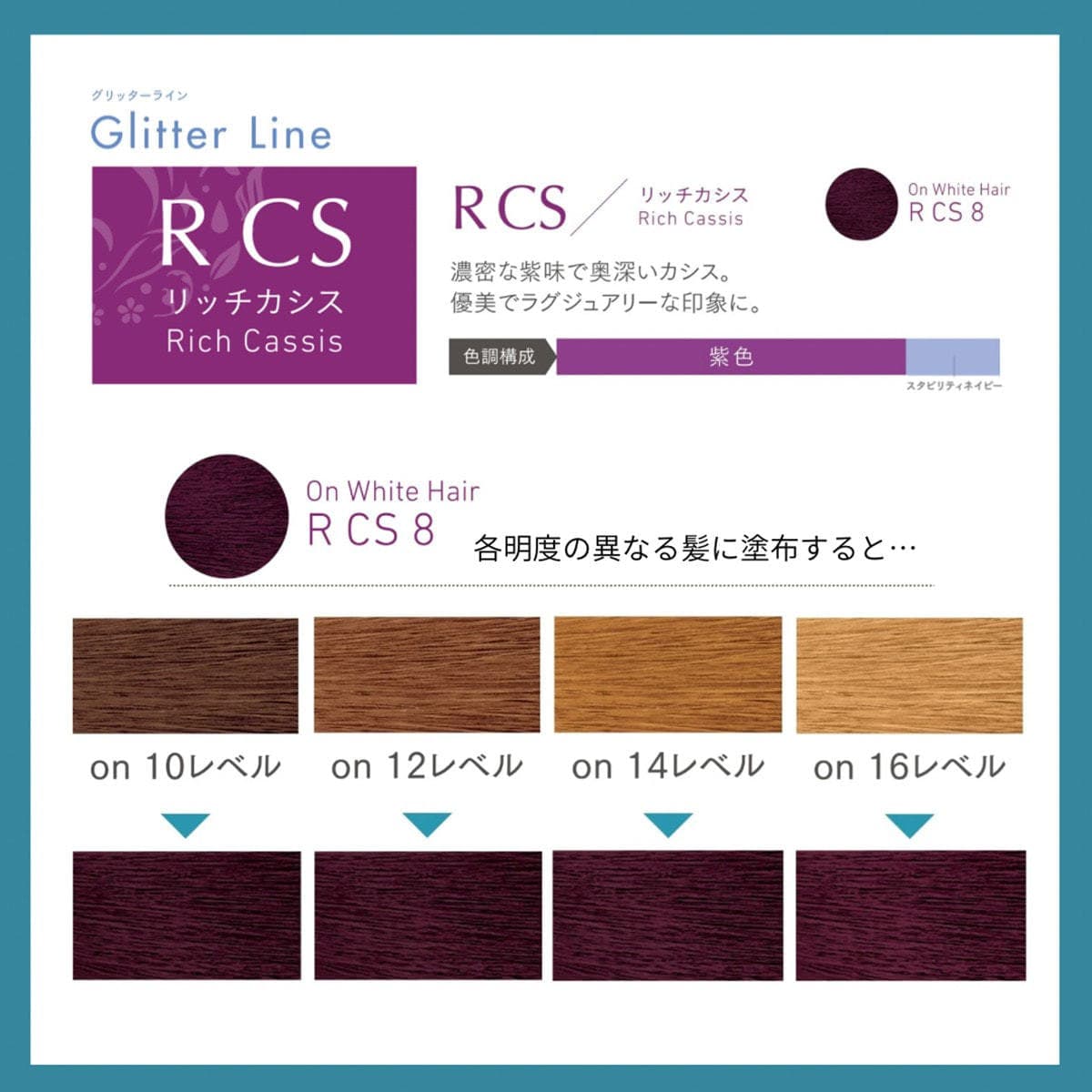 プロステップ ルミシャス R CS 8(リッチカシス) 80g【医薬部外品】 3