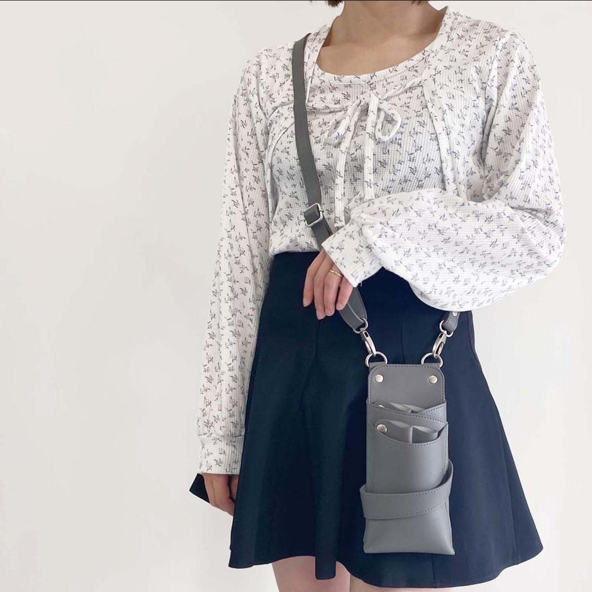 DEEDS dp オルビア グレー シルバー金具 no.003 2