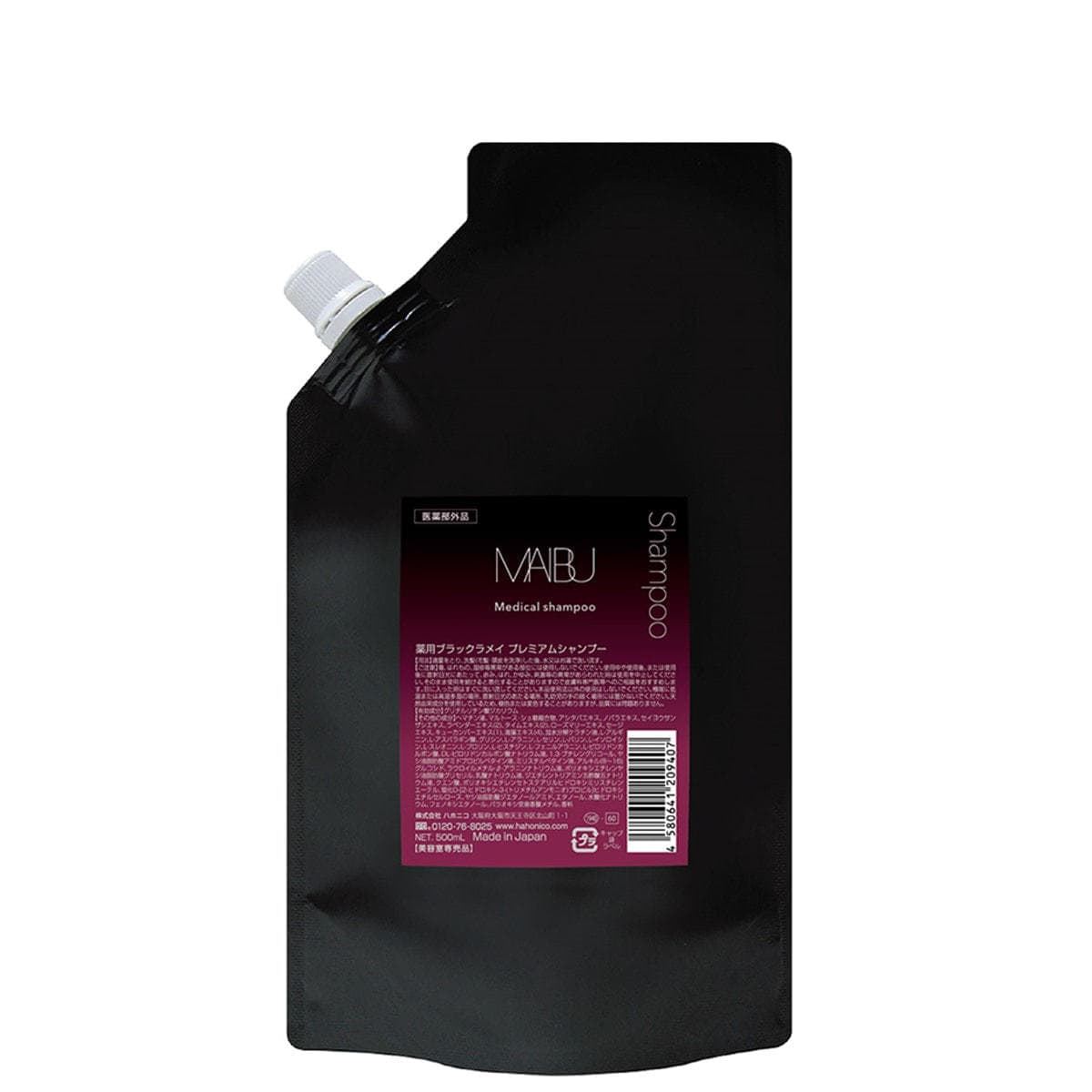 マイブ 薬用ブラックラメイ プレミアムシャンプー 500ml 1