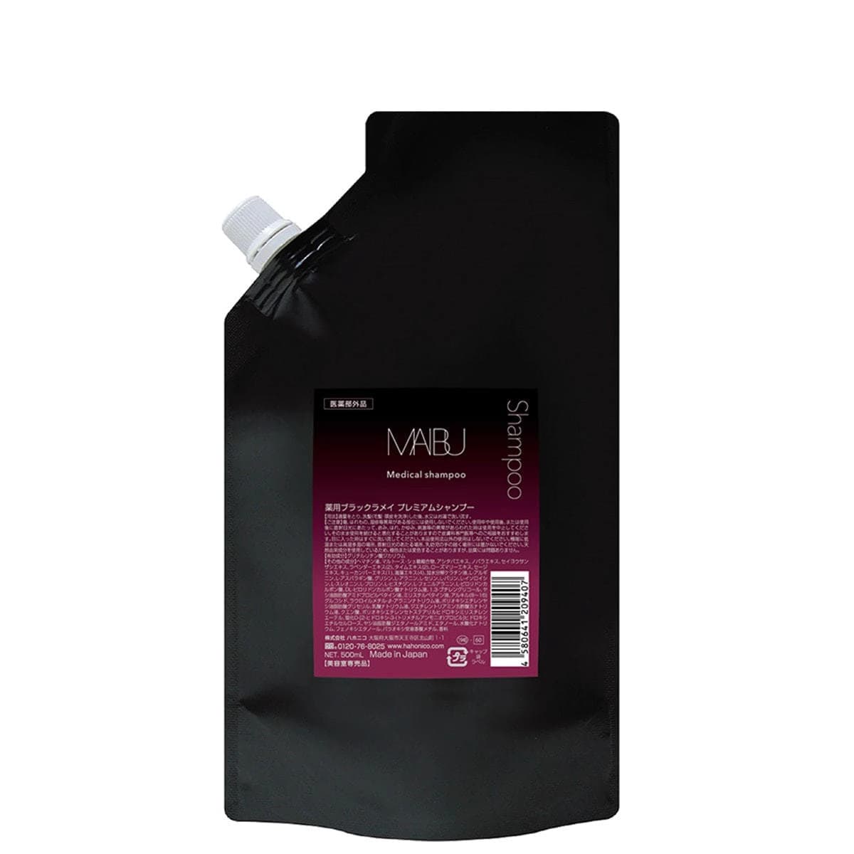 マイブ 薬用ブラックラメイ プレミアムシャンプー 500ml 1