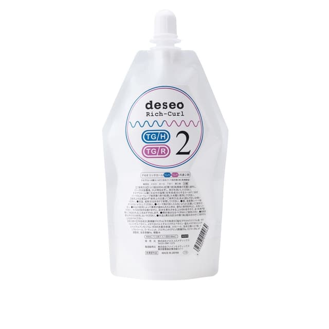 デセオ リッチカール TG/H・TG/R 400ml 共通2剤 (ブロム酸)【医薬部外品】 1