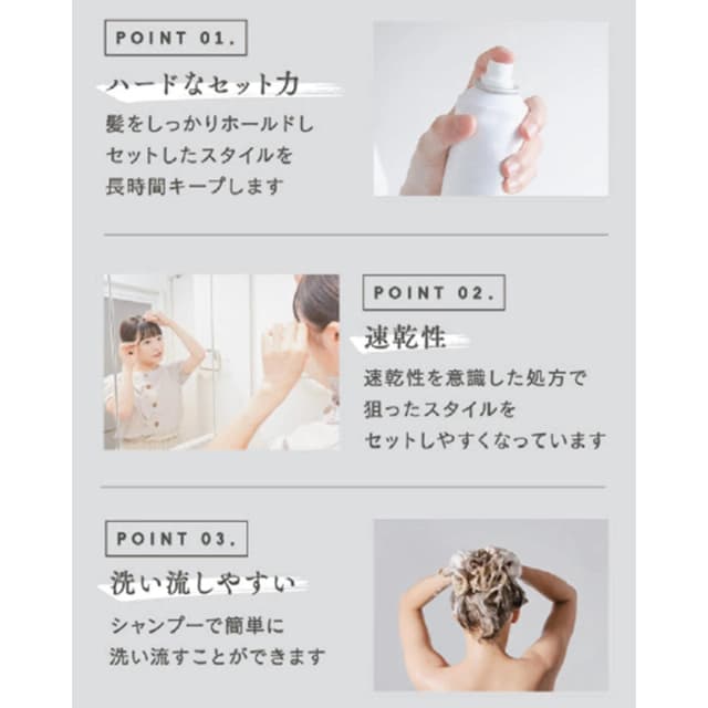 サンコール スクリム ハードスプレー 160g 2