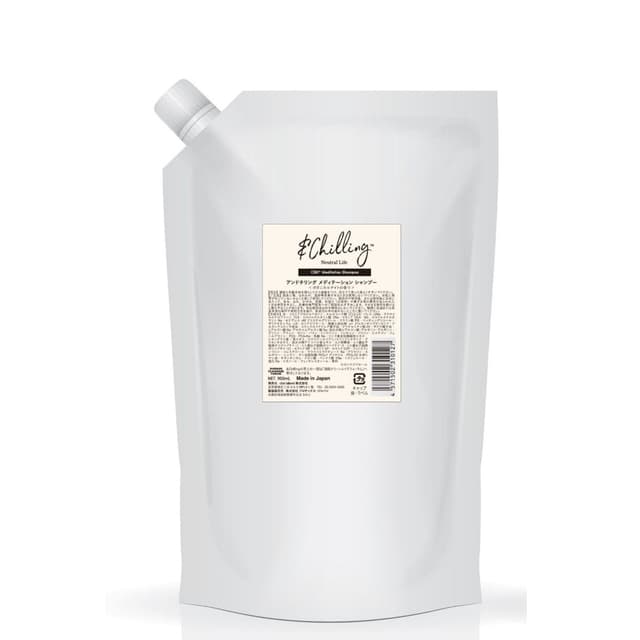 &Chilling CBD メディテーションシャンプー 900ml レフィル 1